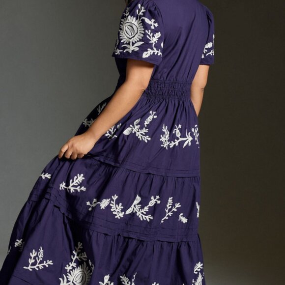 Anthropologie The Somerset Printed Maxi Dress - NWT - Size Large - Picture 7 of 11